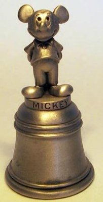 Mickey Mouse pewter bell