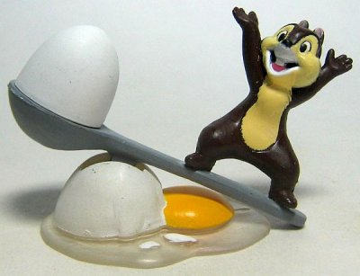 Chip egg launch Disney PVC figure