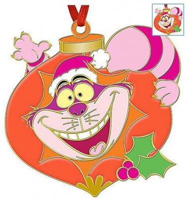 Cheshire Cat holiday ornament series Disney pin
