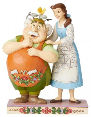 'Devoted Daughter' - Belle and Maurice figurine (Jim Shore Disney Traditions)