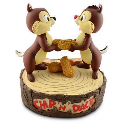 Chip 'N Dale with peanuts bobblehead figure (12 inches tall)