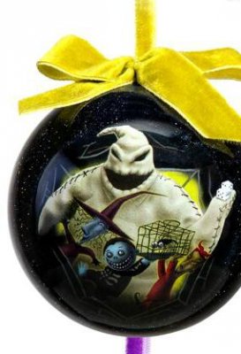 Oogie Boogie with Lock, Shock and Barrel decoupage ornament (2011)
