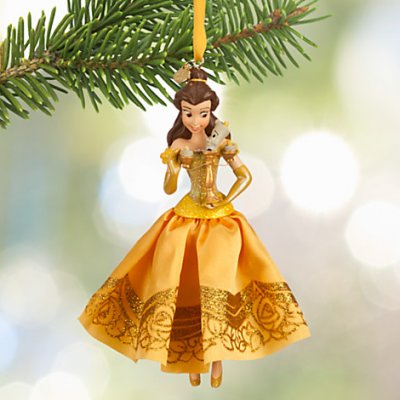 Belle with Lumiere sketchbook ornament (2015)