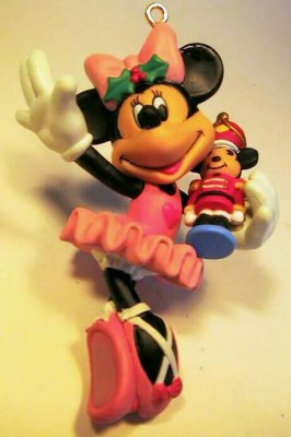 Nutcracker sweetheart Minnie ornament
