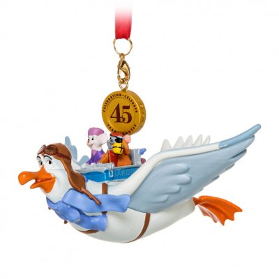 Bernard, Bianca, and Orville 'The Rescuers' 45th anniversary Disney sketchbook ornament