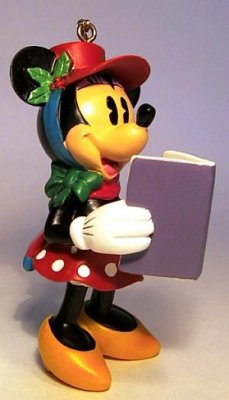 Minnie Mouse storybook ornament