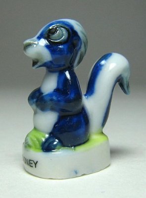 Flower (blue) Disney porcelain miniature figure