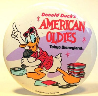 Donald Duck's American Oldies at Tokyo Disneyland button