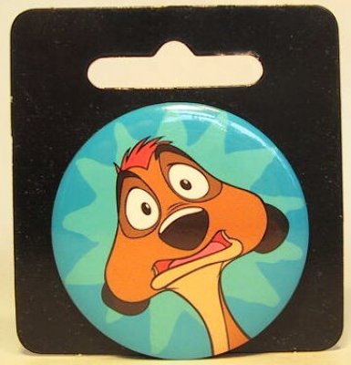 Timon looking scared small button