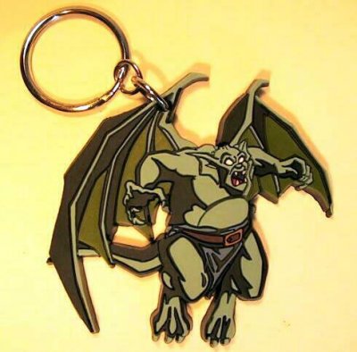 Broadway rubber keychain