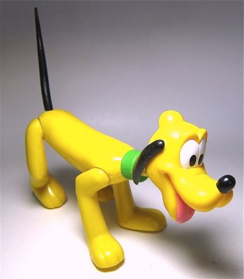 Articulated Pluto Disney figurine (8 inches long)
