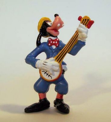 Goofy playing the banjo Disney PVC figure