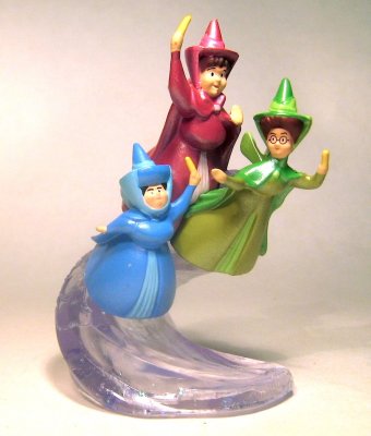 Flora, Fauna and Merryweather PVC figure (2013) (from Disney 'Sofia the First')