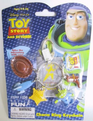 Toy Story charms keychain