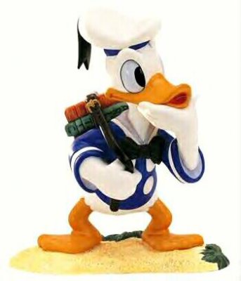 'Donald's Decision' - Donald Duck figurine (Walt Disney Classics Collection - WDCC)