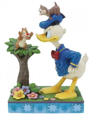 Donald Duck with Chip 'n Dale figurine (Jim Shore Disney Traditions) (2022)