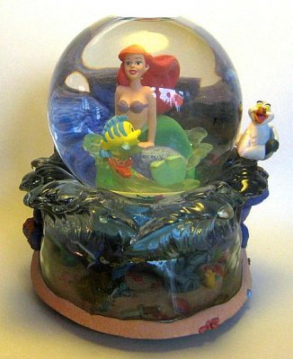 Little Mermaid musical snowglobe used from our 