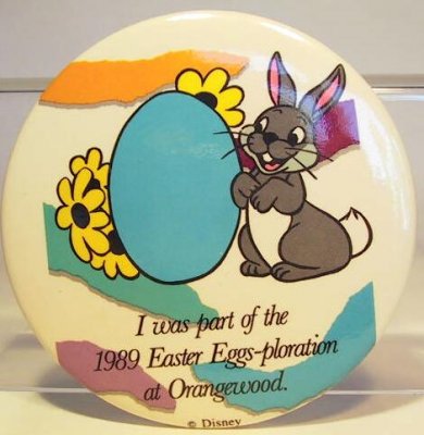 I was part of the 1989 Easter Eggs-ploration at Orangewood button