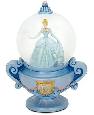 Cinderella in ballgown mini snowglobe