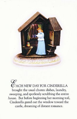 Cinderella Dreams Story-time postcard
