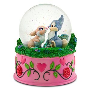 Thumper and girlfriend Twitterpated musical snowglobe