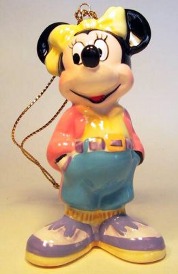 Minnie Mouse as a Mod Disney ornament