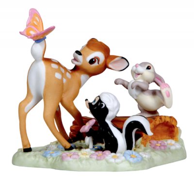 'Delight in the Little Joys of Life' - Bambi & friends figure
