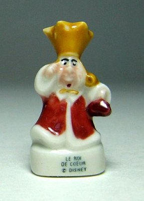 King of Hearts porcelain miniature figure