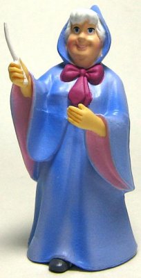 Fairy Godmother with wand Disney PVC figure (2007)