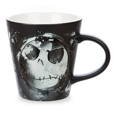 Jack Skellington black-and-white Disney coffee mug
