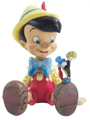 PRE-ORDER: 'Wishful and Wise' - Pinocchio and Jiminy Cricket figurine (Jim Shore Disney Traditions)