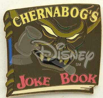 Chernabog Joke Book Disney pin