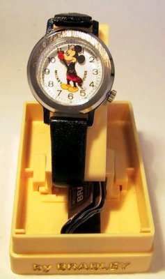 Mickey Mouse watch (black band)