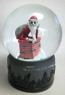 Santa Jack Skellington in chimney snowglobe (2011)