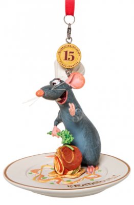Remy Ratatouille legacy 15th anniversary Disney Pixar sketchbook ornament