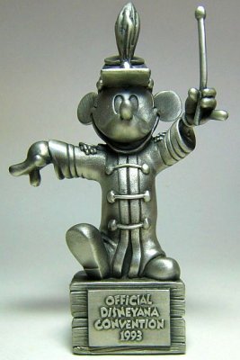 Mickey Mouse Band Leader pewter figure
