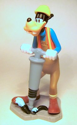 Goofy as construction worker Disney PVC figure (2013)
