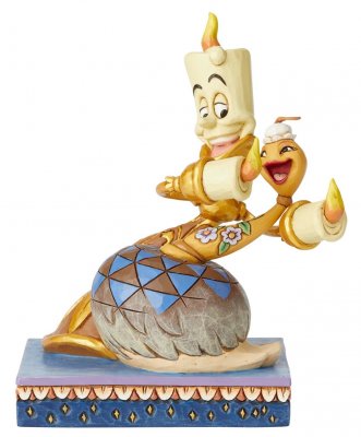 'Romance by Candlelight' - Lumiere and Babette figurine (Jim Shore Disney Traditions)