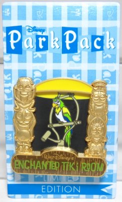 Enchanted Tiki Room 3D 'Park Pack' Disney pin