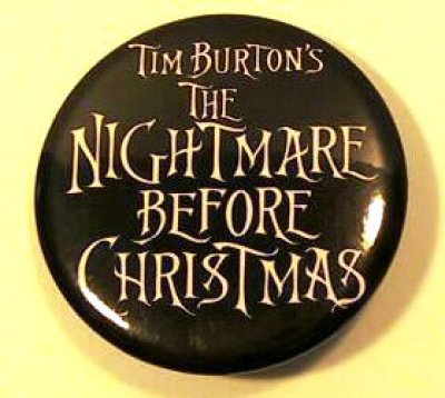Nightmare Before Christmas logo button