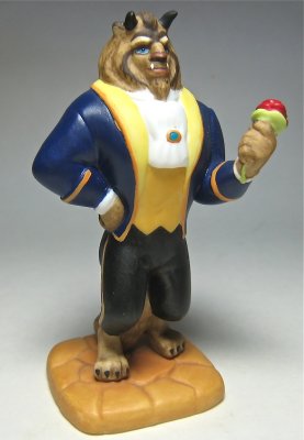 Beast Disney porcelain bisque figurine
