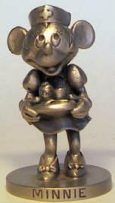 Nurse Minnie Mouse pewter figure