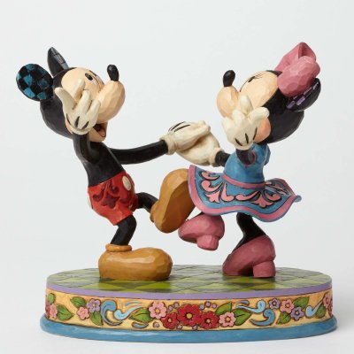 'Swinging Sweethearts' - Mickey and Minnie dancing figurine (Jim Shore)