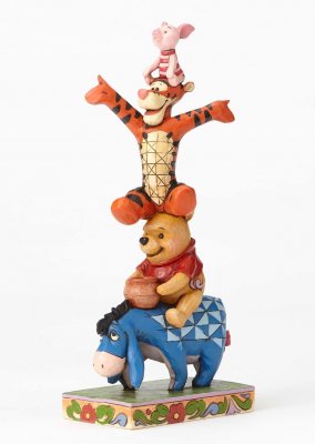 'Built by Friendship' - Pooh, Piglet, Tigger & Eeyore Disney figurine (Jim Shore Disney Traditions)