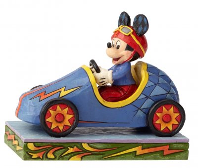 Soap Box Derby Mickey Mouse figurine (Jim Shore Disney Traditions)