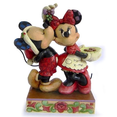 'Under the Mistletoe' - Mickey & Minnie Mouse figurine (Jim Shore Disney Traditions)