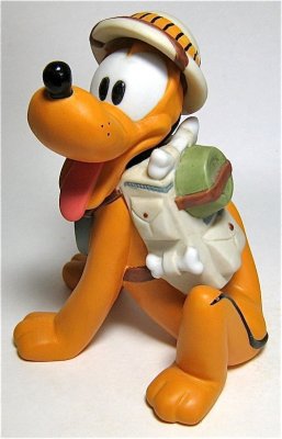 Back-packer Pluto Disney figure