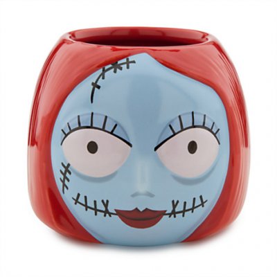 Sally face coffee mug (2014) (Disney 'The Nightmare Before Christmas')