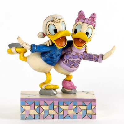 'Pairs Skating' - Daisy & Donald Duck figurine (Jim Shore Disney Traditions)