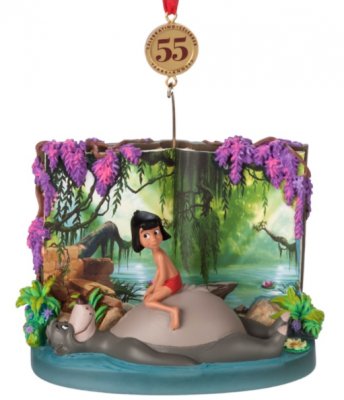 Mowgli and Baloo 'Jungle Book' 55th anniversary Disney sketchbook ornament